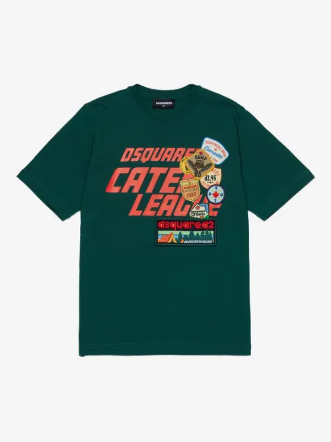 DSQUARED2 KIDS logo patch T-shirt