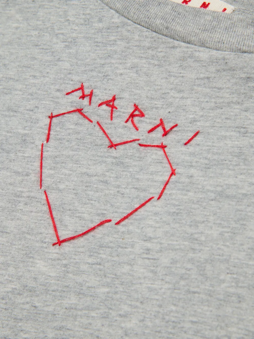 Marni Kids Katoenen T-shirt Grijs