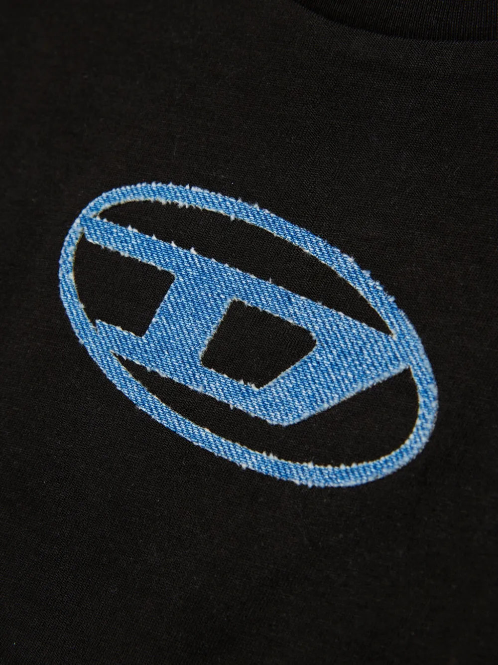 Diesel Logo-detail Cotton T-shirt In Black