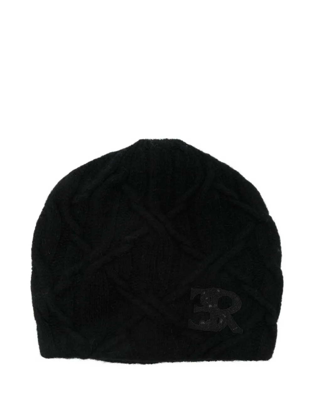 Ermanno Scervino logo beanie | Black | Image 1