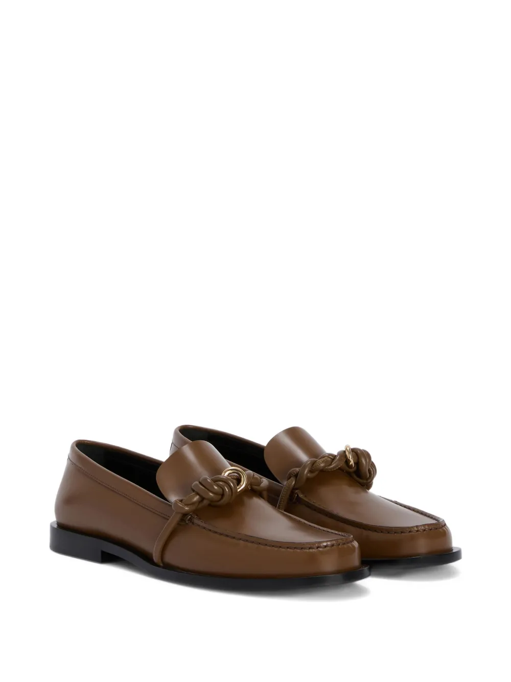 Jil Sander Tangle loafers - Bruin