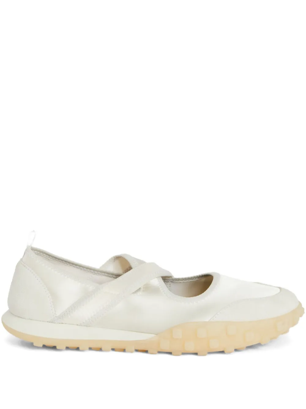 Jil Sander Ballerine con design a incrocio - Bianco