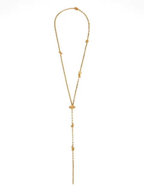 Jil Sander knotted-chain necklace