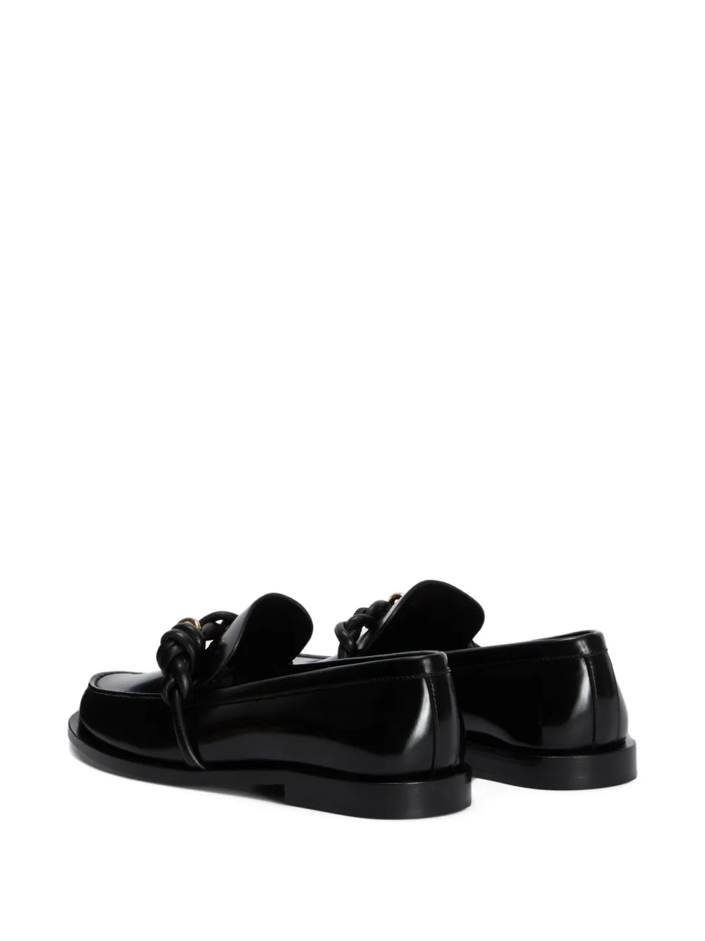 Jil Sander Tangle Loafers In Black