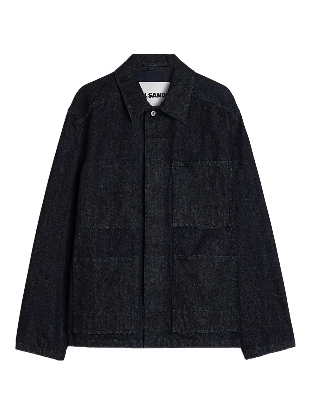 Jil Sander patch-pocket overshirt | Blue | Image 1
