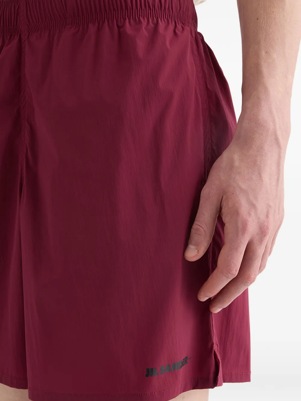 Jil Sander Nylon zwembroek Rood