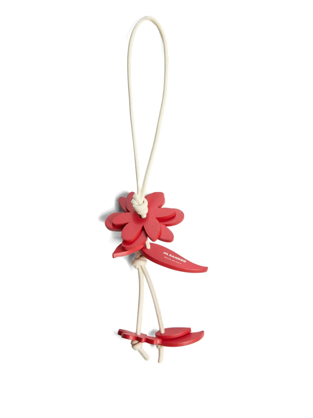 Jil Sander Blossom charm | Red | Image 1