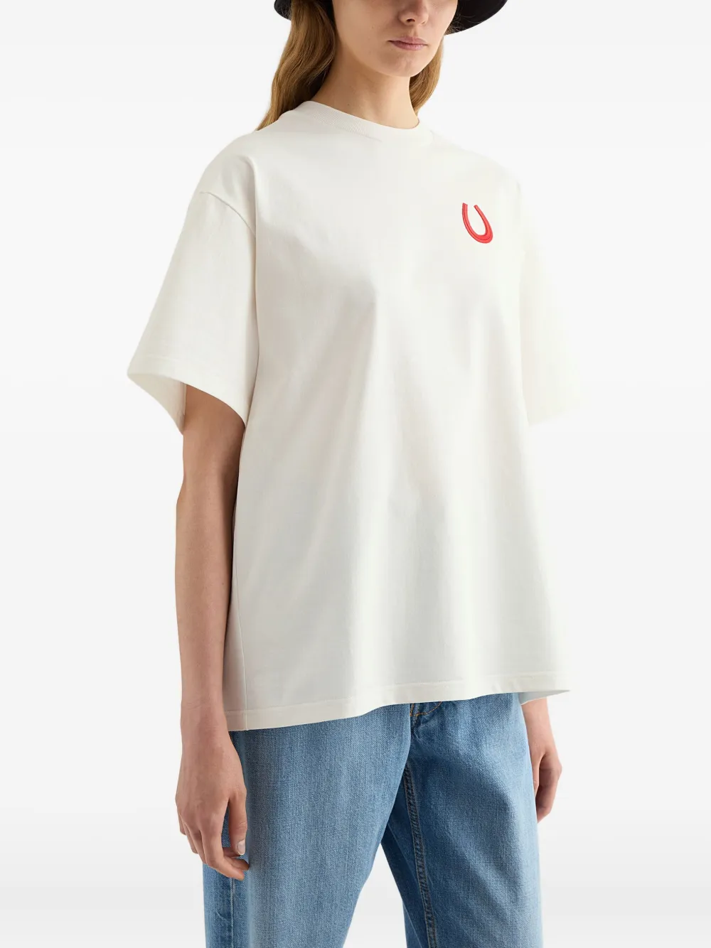 Jil Sander playera bordado con cuello redondo | Playeras y jerséis | Image 2