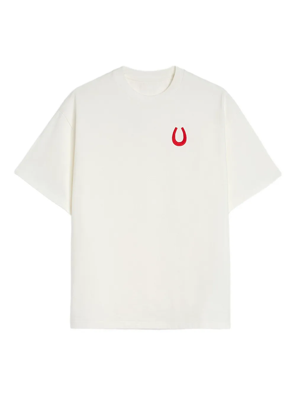 Jil Sander playera bordado con cuello redondo | neutro | Image 1