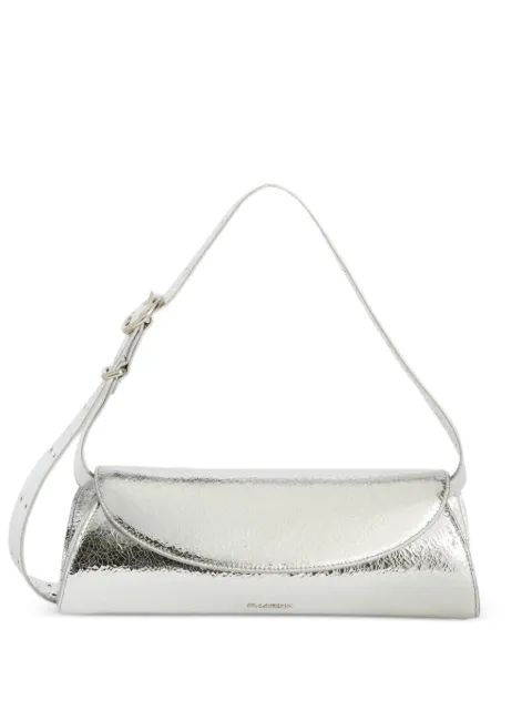 Jil Sander small Cannolo crackled laminated shoulder bag