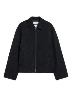 Jil Sander ジップアップ ジャケット | ブラック | FARFETCH JP