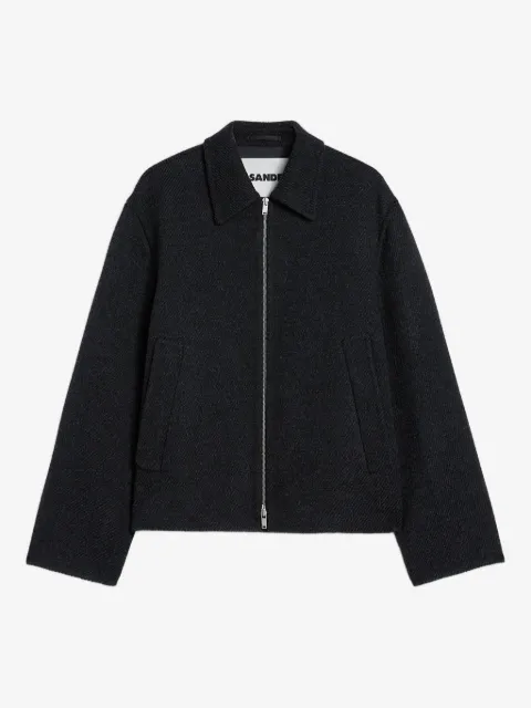Jil Sander lightweight textured wool blouson
