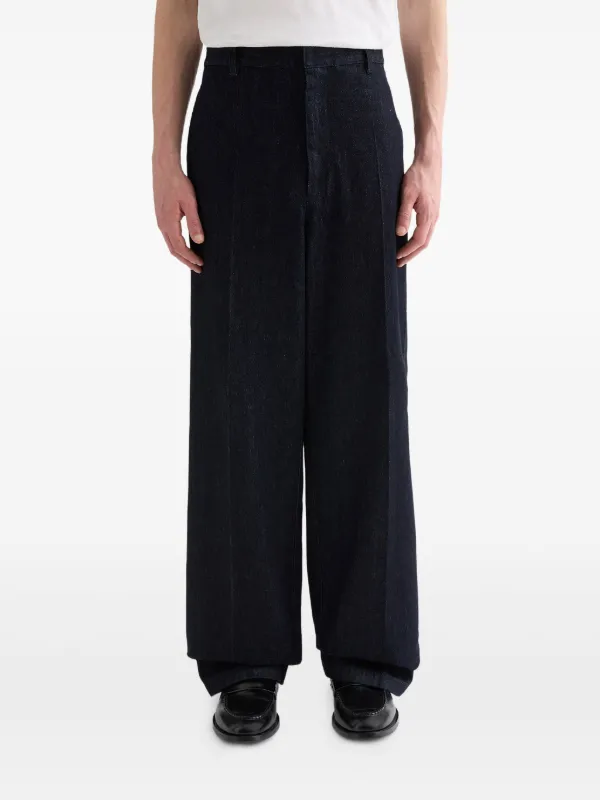 Jil Sander Lightweight Denim Trousers in Blue