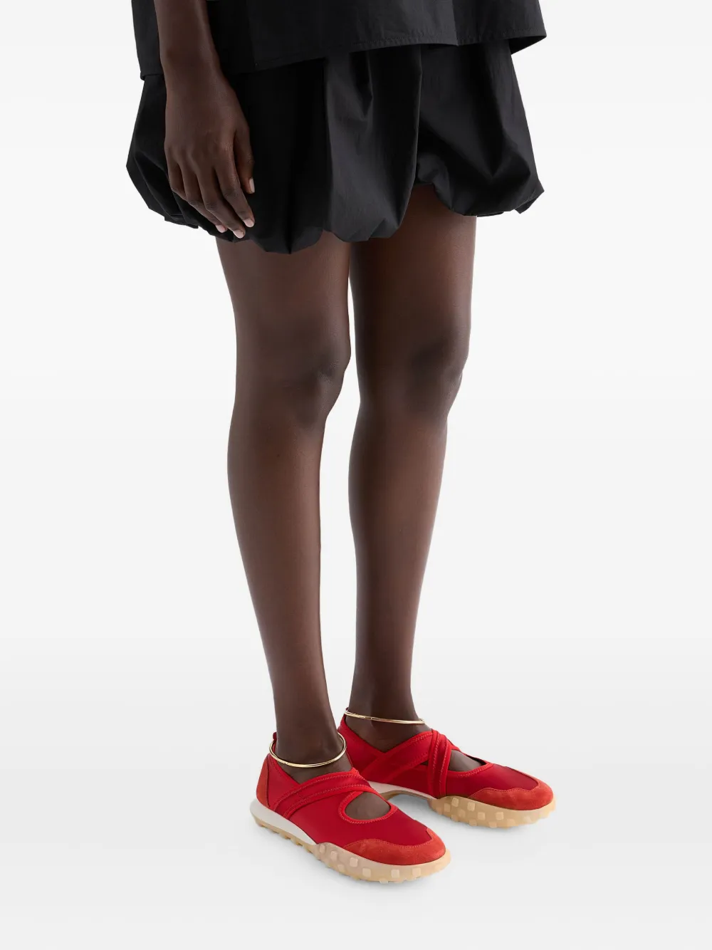 Jil Sander Moon ballerina's Rood