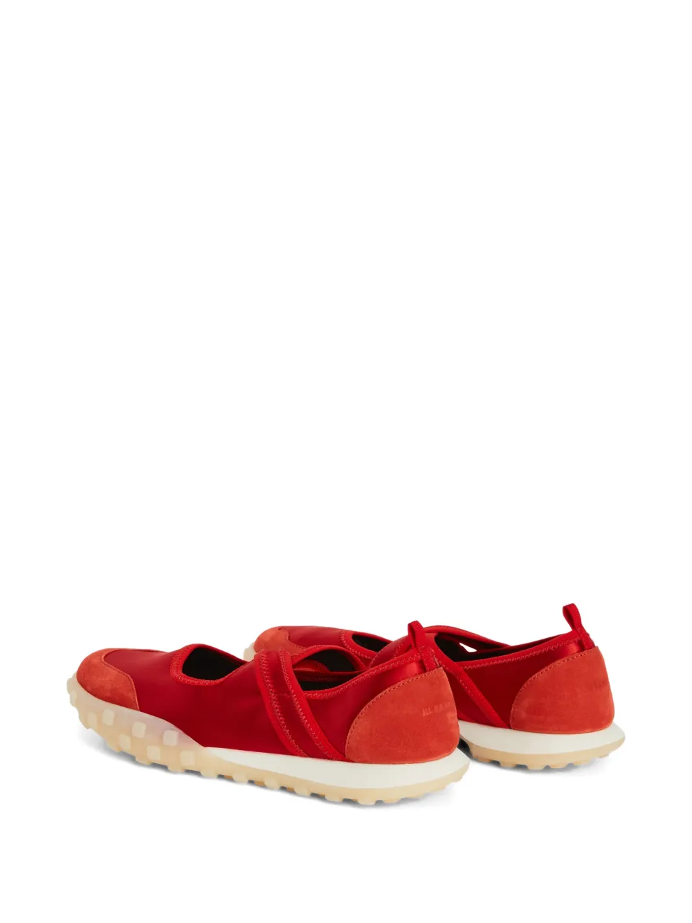 Jil Sander Moon ballerina's Rood