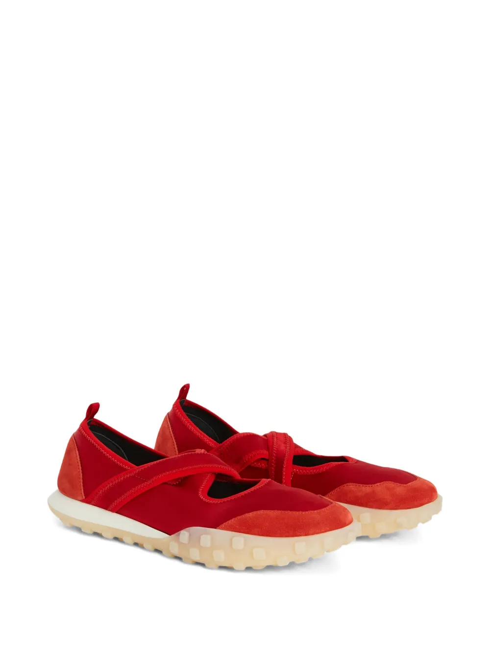 Jil Sander Moon ballerina's - Rood