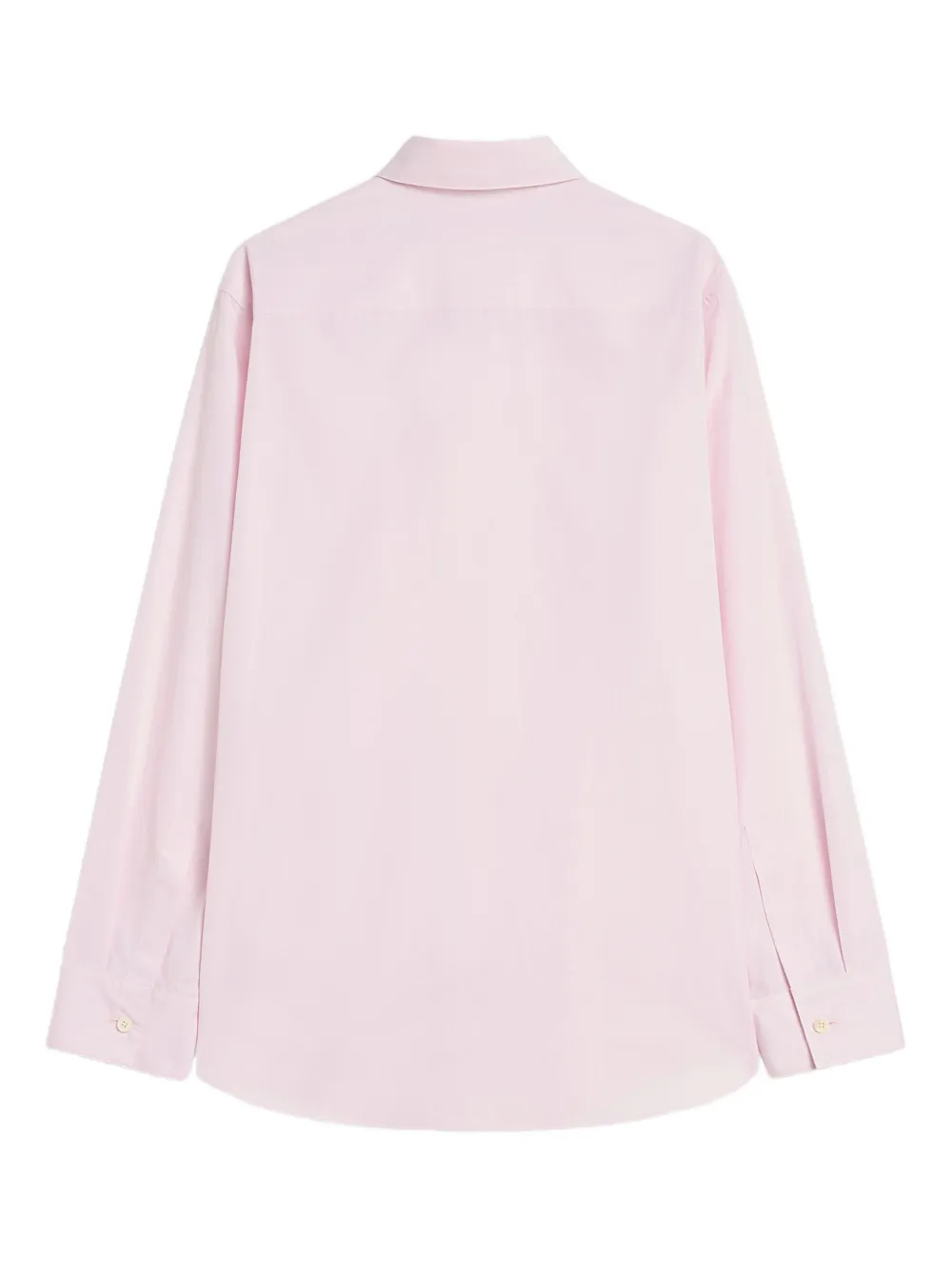 Jil Sander button-up long-sleeve poplin shirt Roze