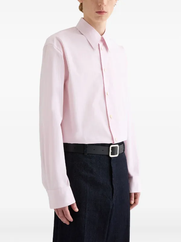 JIL SANDER ピンクシャツ　32 Jil Sander ポプリン シャツ | ピンク | FARFETCH JP