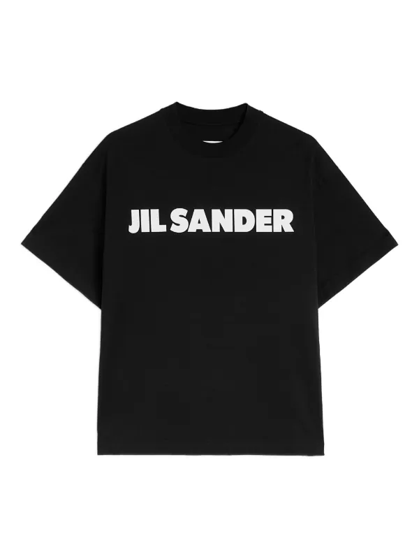 JIL SANDER+ ロゴラベル Tシャツ ブラック 32485609_62555427_600.jpg
