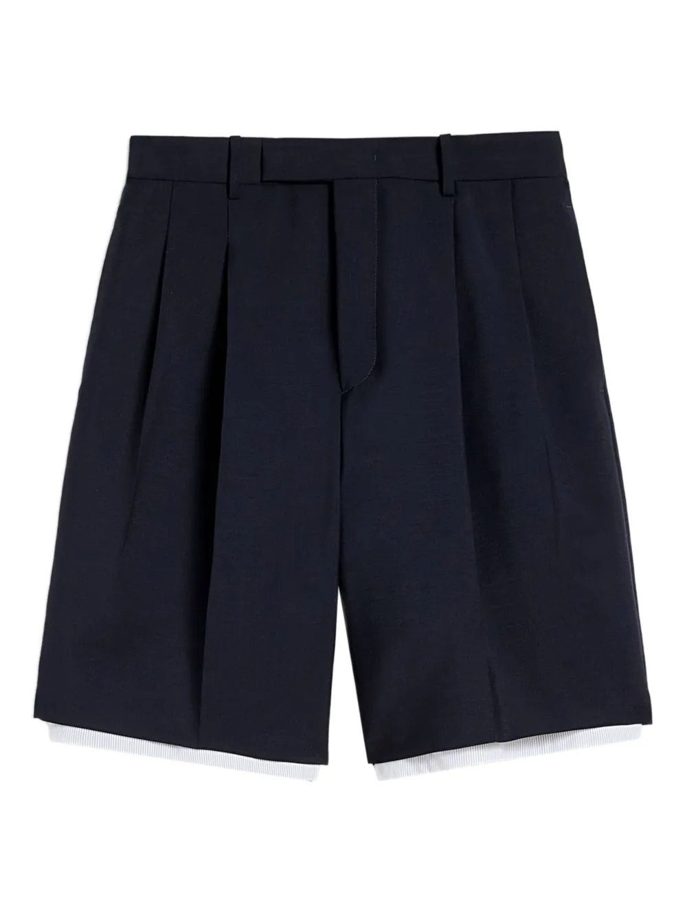 Jil Sander bermudas con doble capa | azul | Image 1