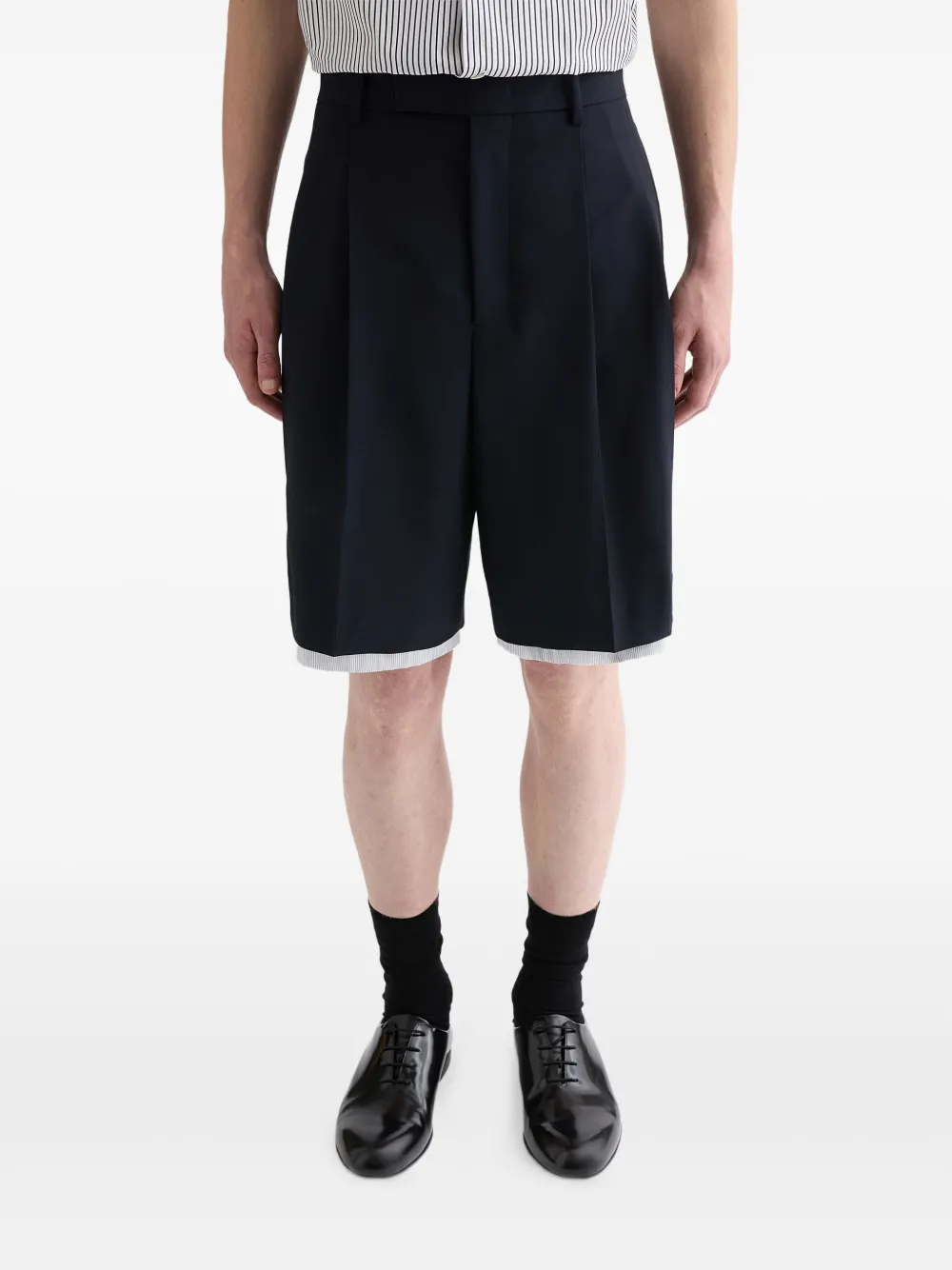 Jil Sander bermudas con doble capa | Shorts de vestir | Image 2