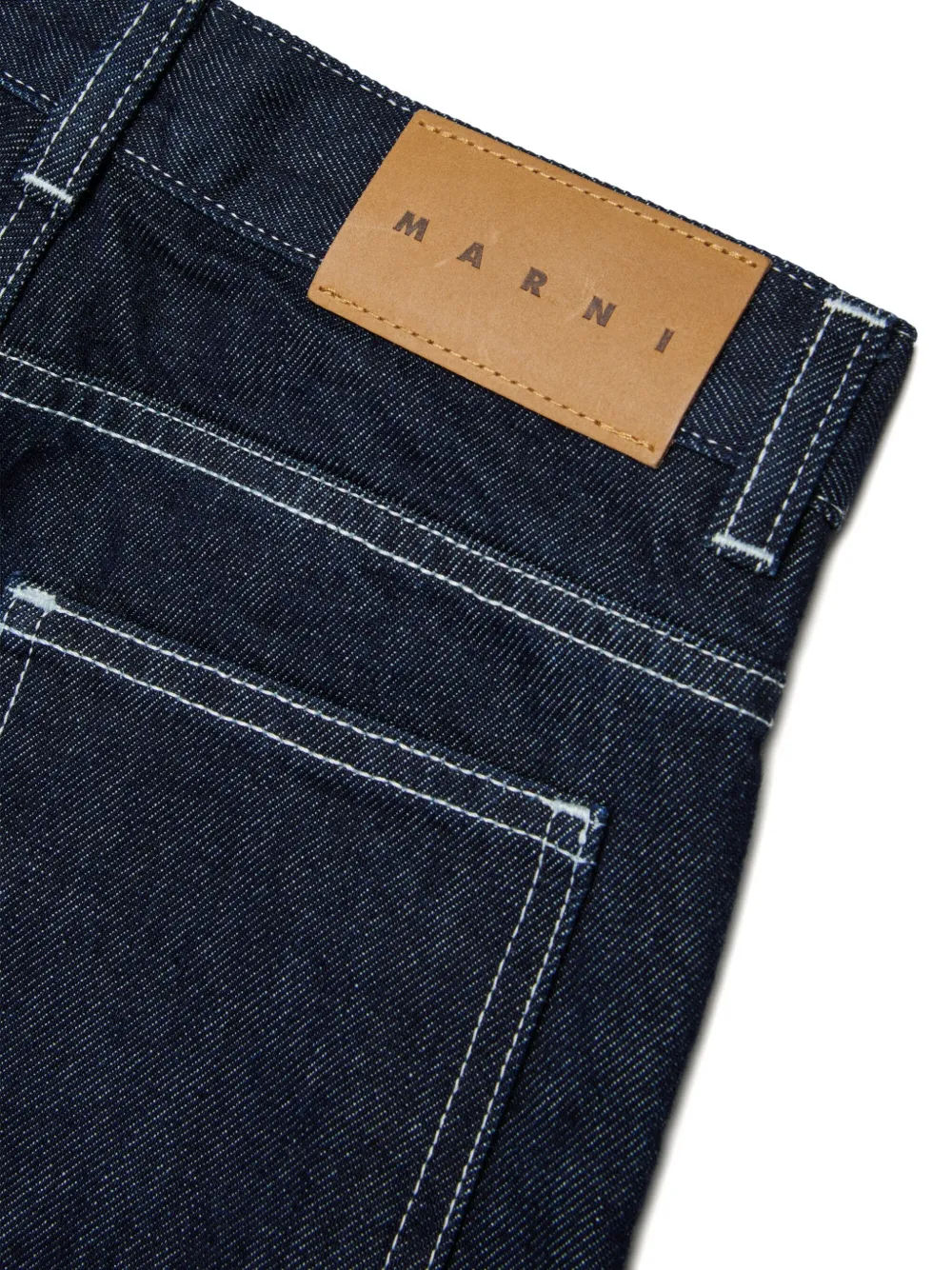 Marni Kids Jeans met knopen Blauw