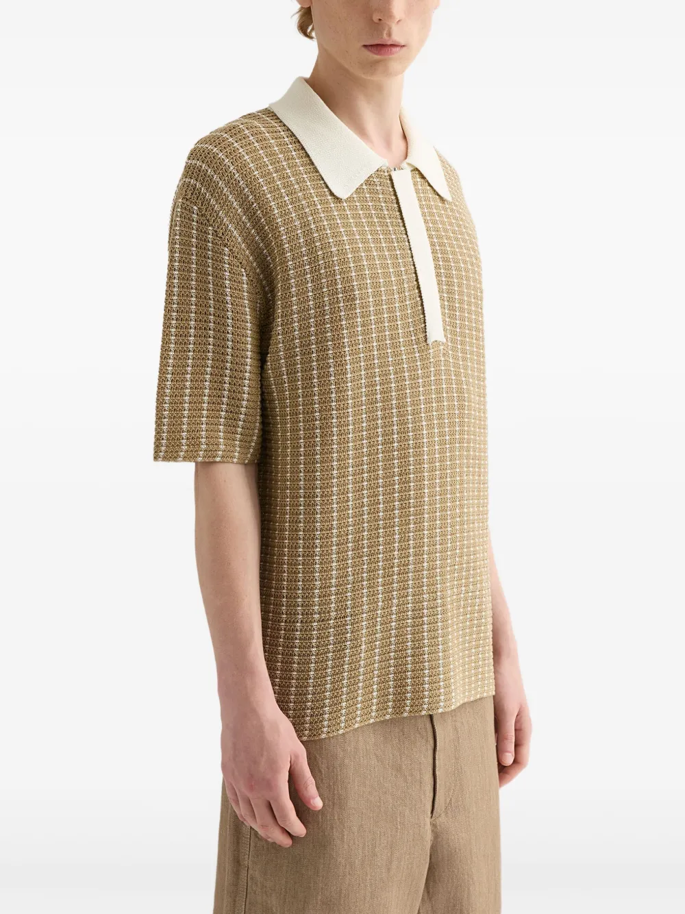 Jil Sander Gestreept poloshirt - Bruin