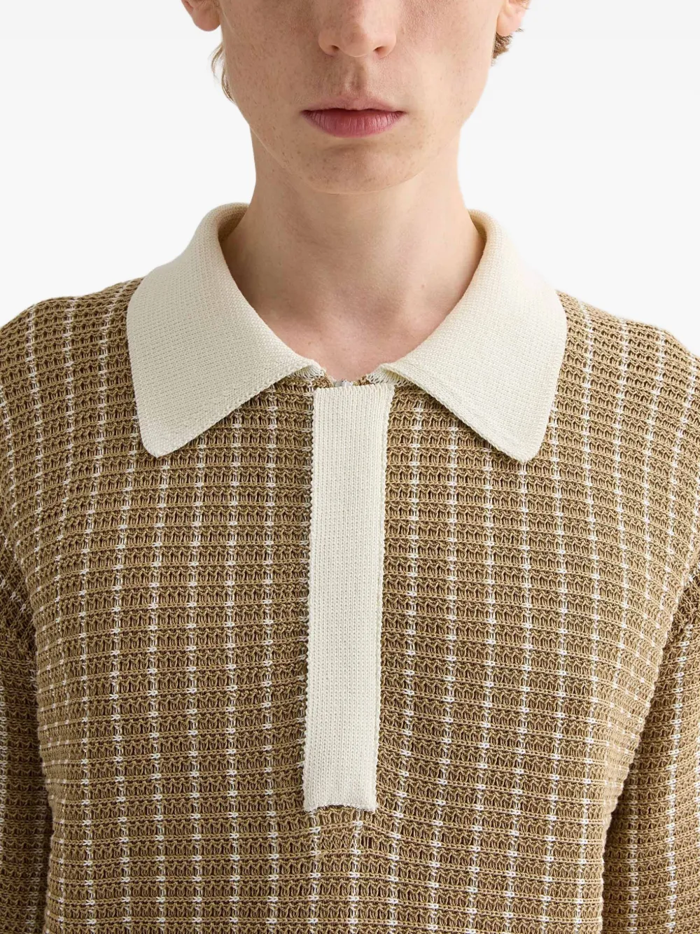 Jil Sander Gestreept poloshirt Bruin