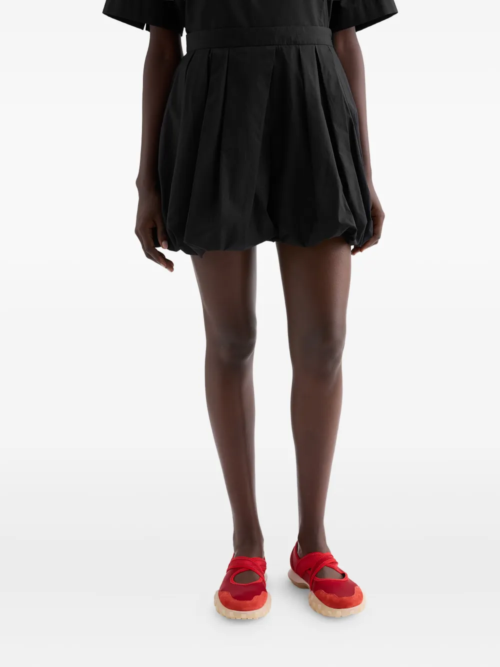 Jil Sander gathered balloon poplin shorts | Short & Mini Shorts | Image 2