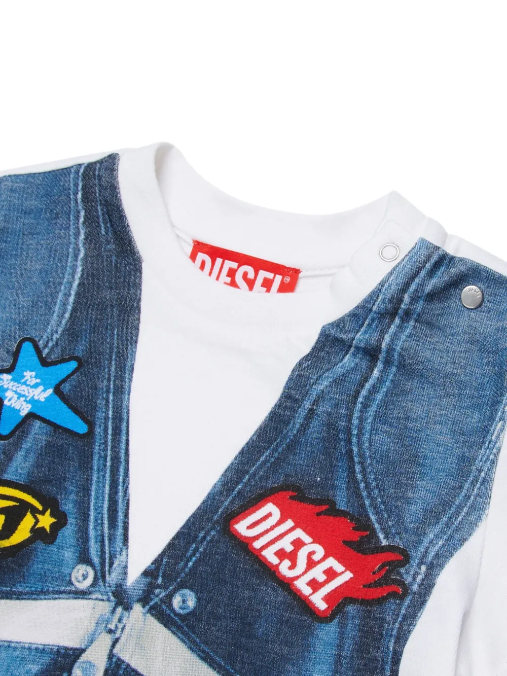 Diesel Kids T-shirt Wit