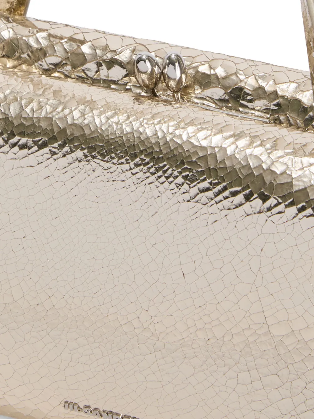 Jil Sander Small Goji Pillow Leather Shoulder Bag In Gold