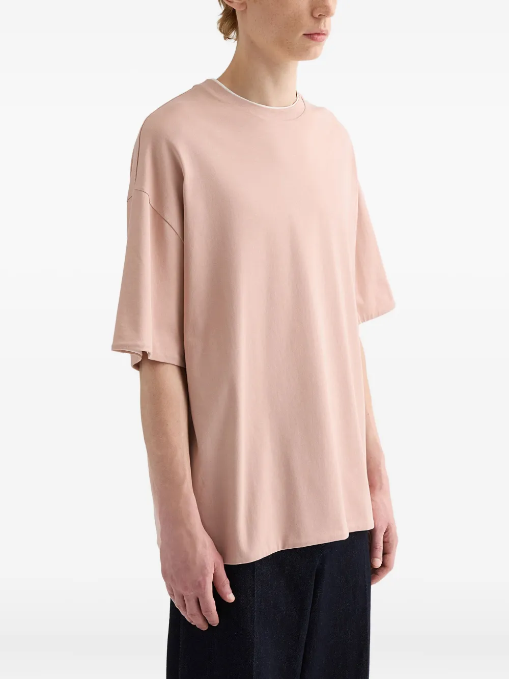 Jil Sander Gelaagd T-shirt Roze