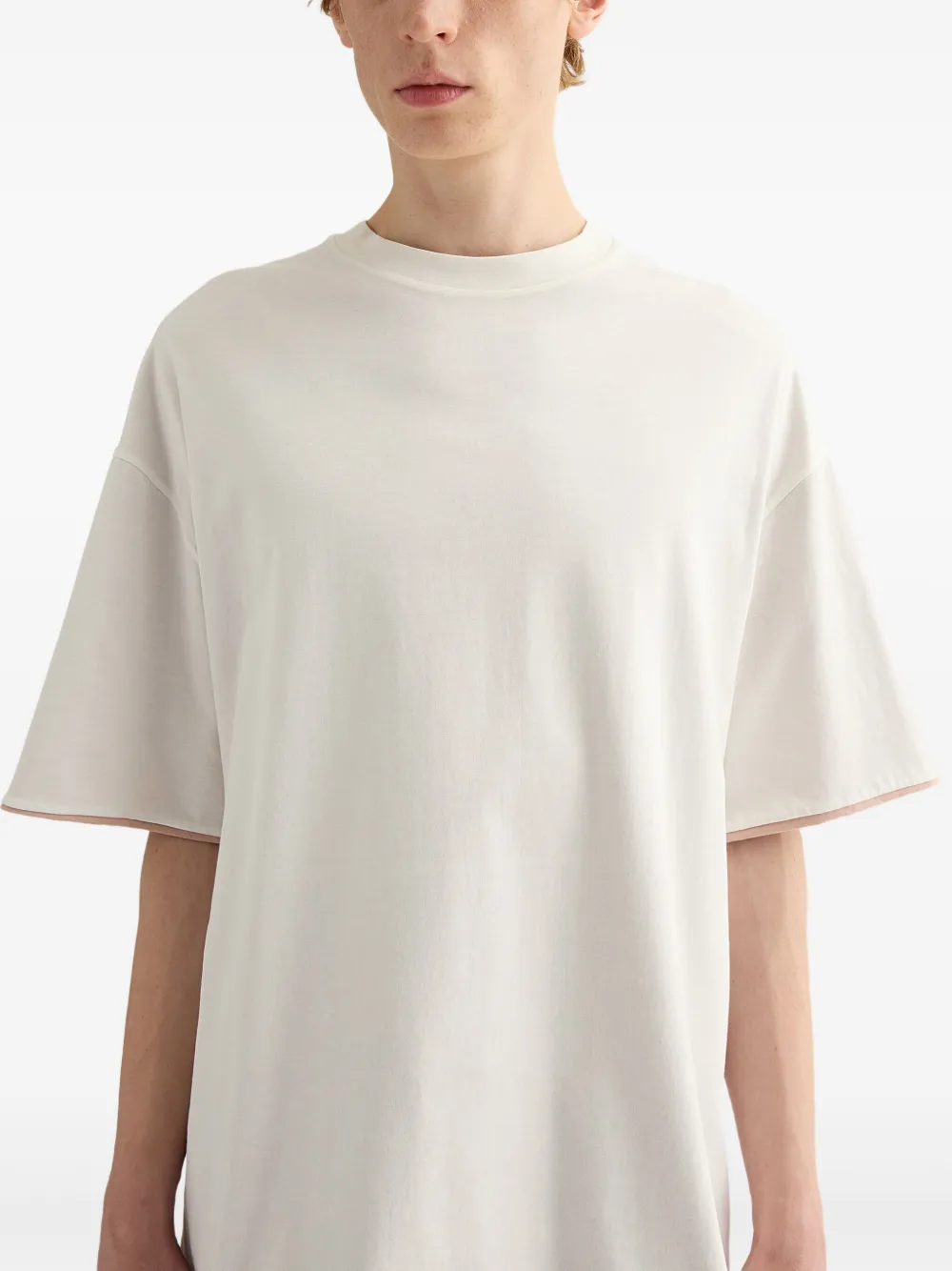 Jil Sander Gelaagd T-shirt Roze
