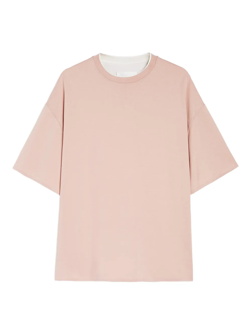 Jil Sander playera con doble capa | rosado | Image 1