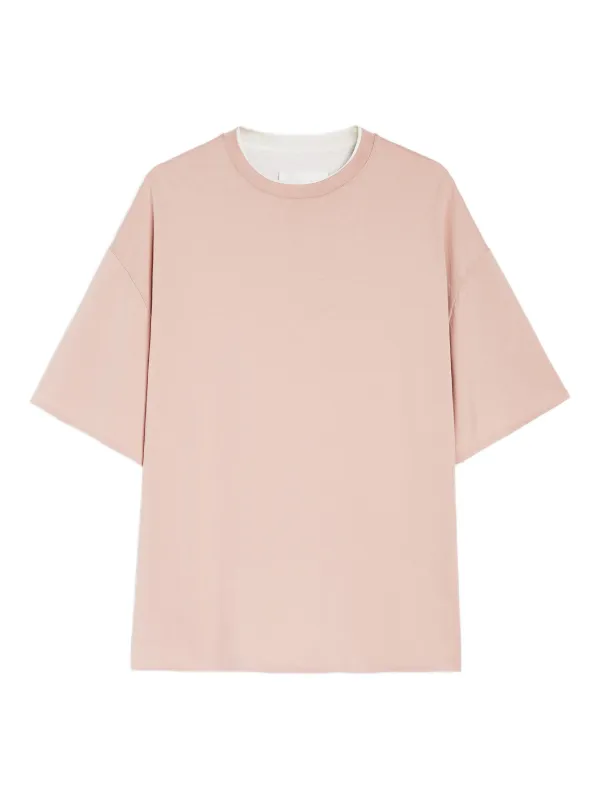 Jil Sander ダブルレイヤー Tシャツ | ピンク | FARFETCH JP