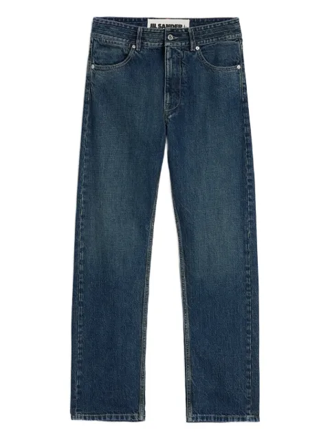 Jil Sander pantalones con logo en relieve