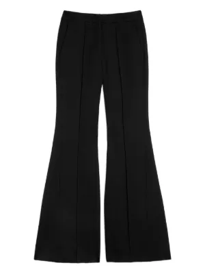 JIL SANDER フレアトラウザーパンツ ブラック　36 レディース Jil Sander ウィメンズ フレアパンツ通販 - FARFETCH