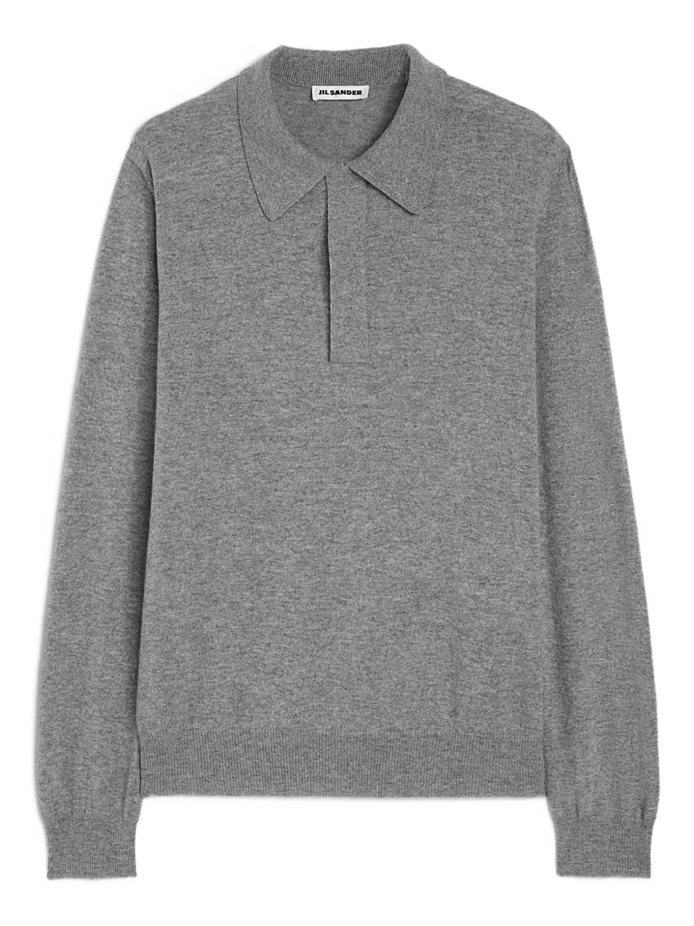 Jil Sander wool polo shirt | Grey | Image 1