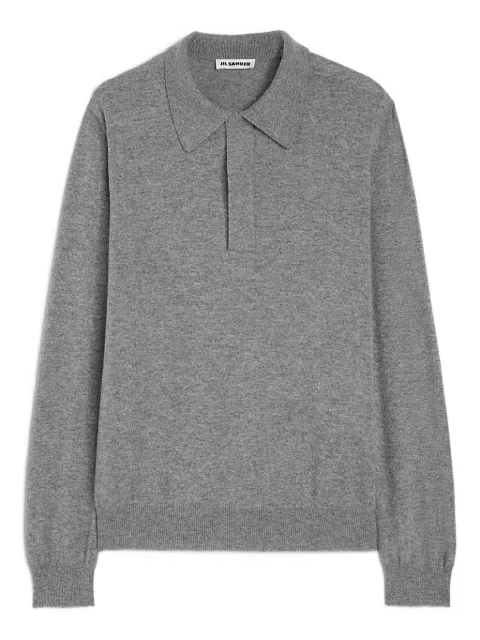 Jil Sander wool polo shirt