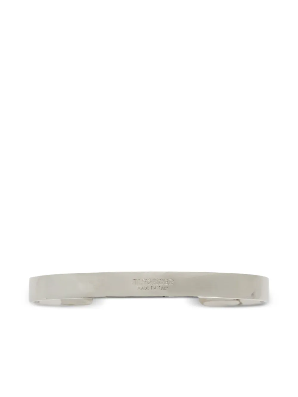Jil Sander logo-engraved bracelet | Silver | Image 1