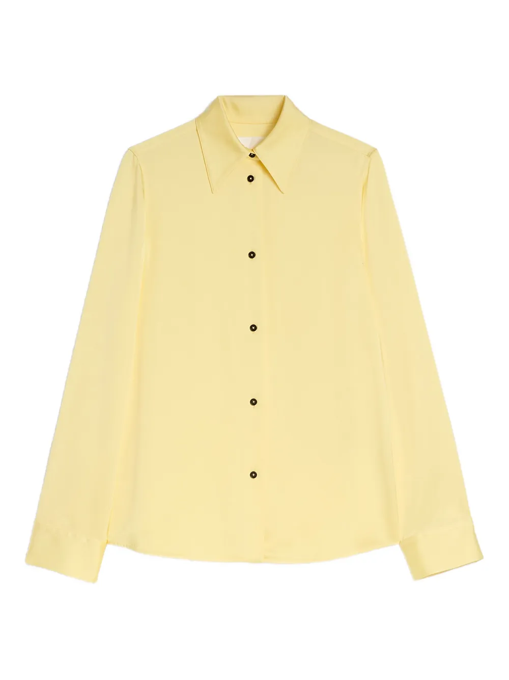 Jil Sander Klassisches Hemd - Gelb