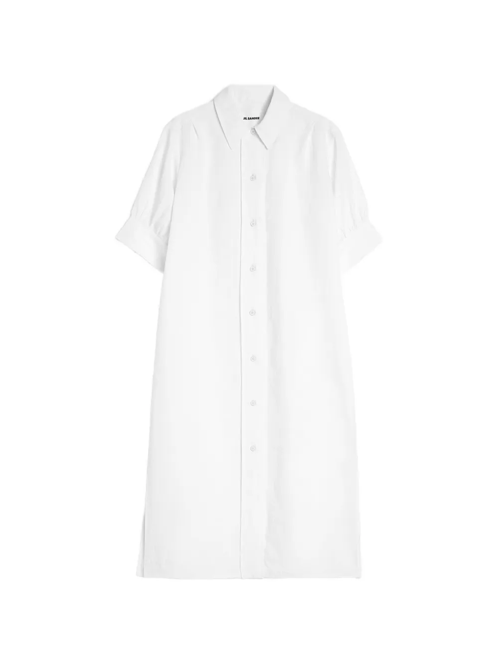 Jil Sander Blousejurk met korte mouwen Wit