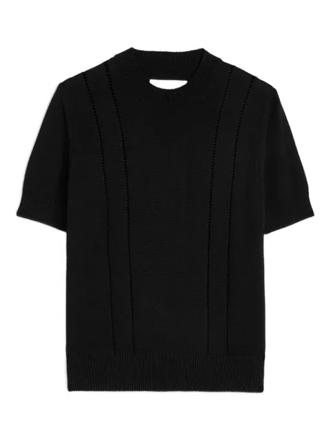 Jil Sander playera de tejido calado
