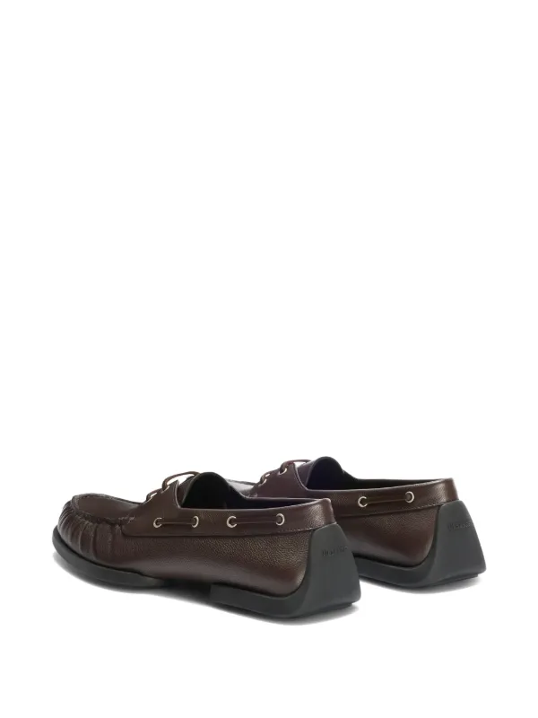 Jil Sander Tumbled レザーローファー | ブラウン | FARFETCH JP
