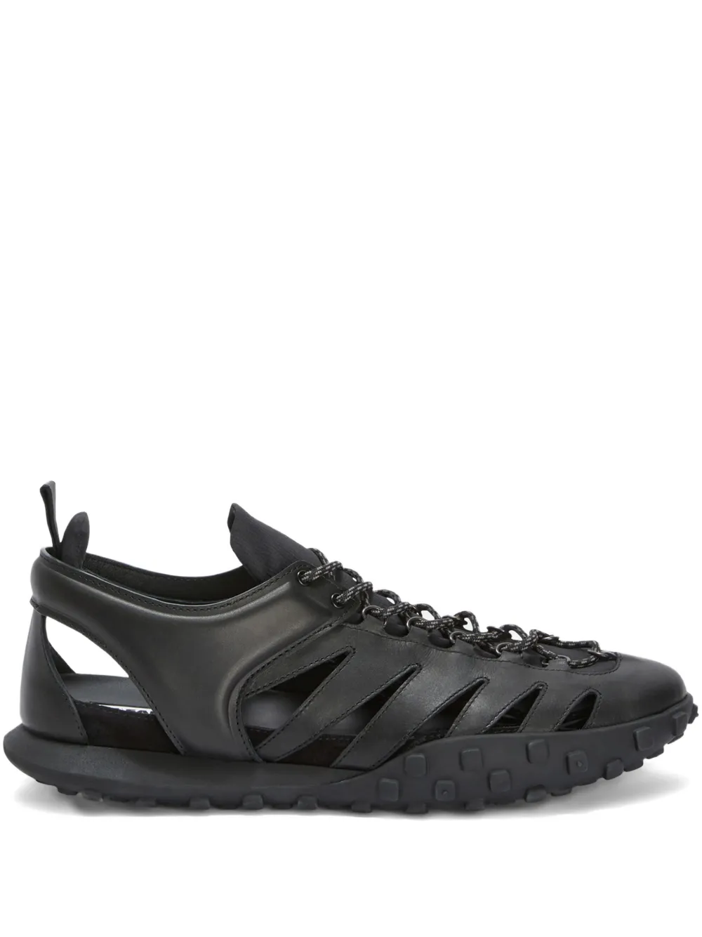 Jil Sander Moon lace-up sneakers | Black | Image 1