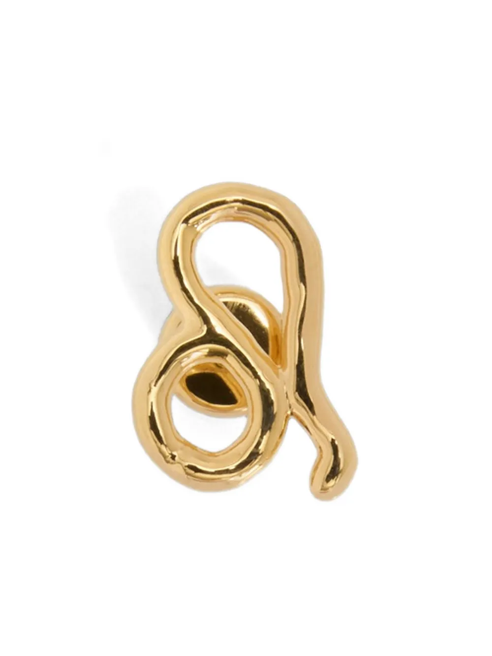 Jil Sander Zodiac sign single earring - Goud