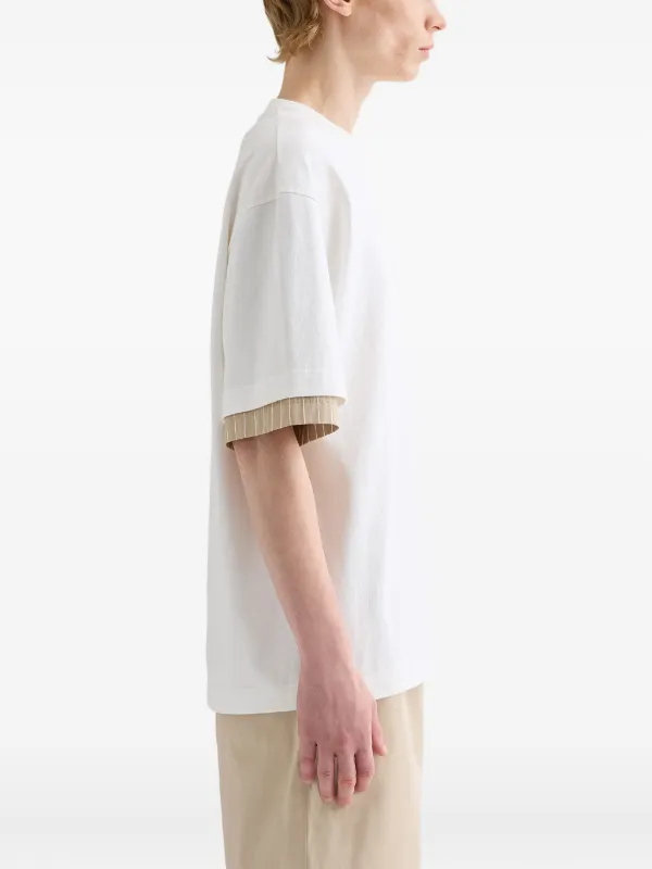 Jil Sander レイヤード Tシャツ | ホワイト | FARFETCH JP