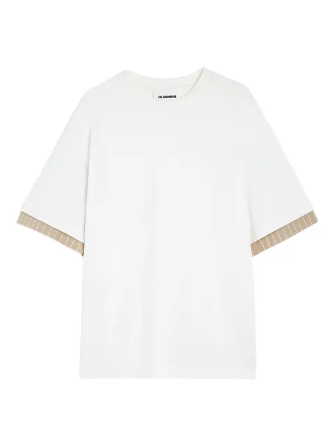 Jil Sander chemise rayée à design superposé