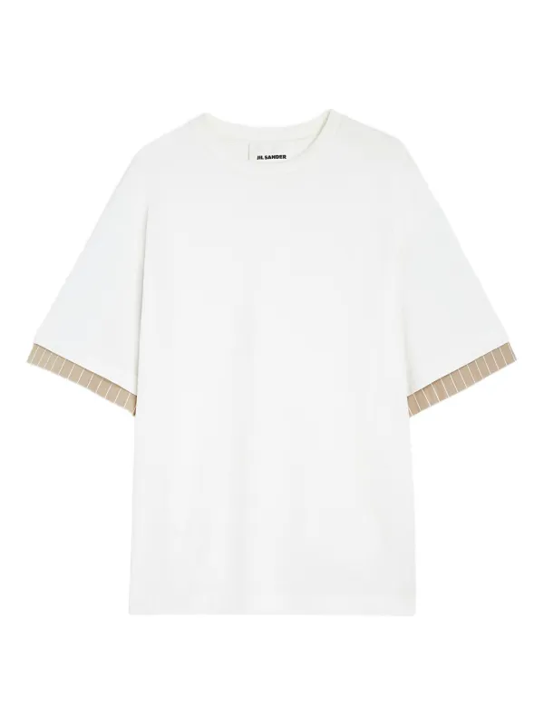 Jil Sander レイヤード Tシャツ | ホワイト | FARFETCH JP