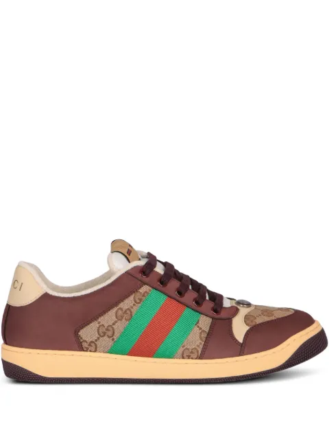 Gucci GG web strip sneakers